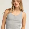 FULL TILT Womens Henley Tank Top