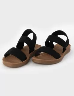 SODA Seeing Elastic Strap Womens Sandals