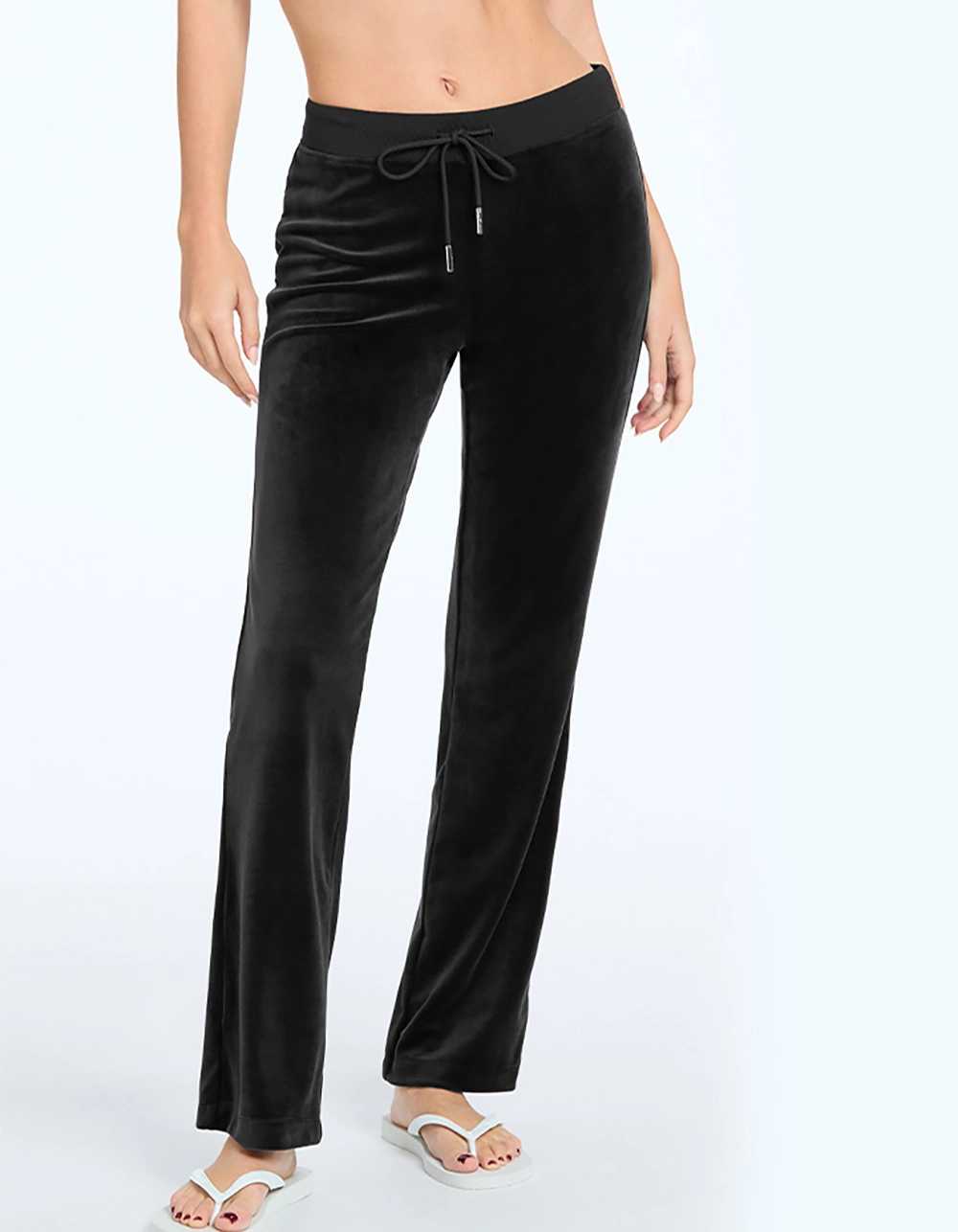 JUICY COUTURE OG Big Bling Womens Velour Track Pants - Image 2