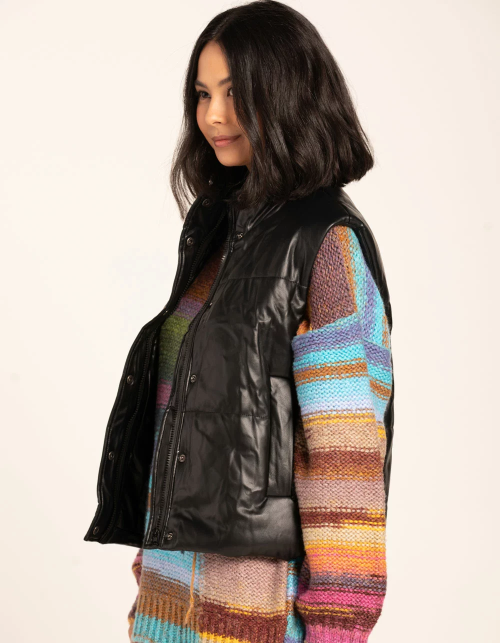 Know.One.Cares KNOW ONE CARES Womens Puffer Vest - Image 2