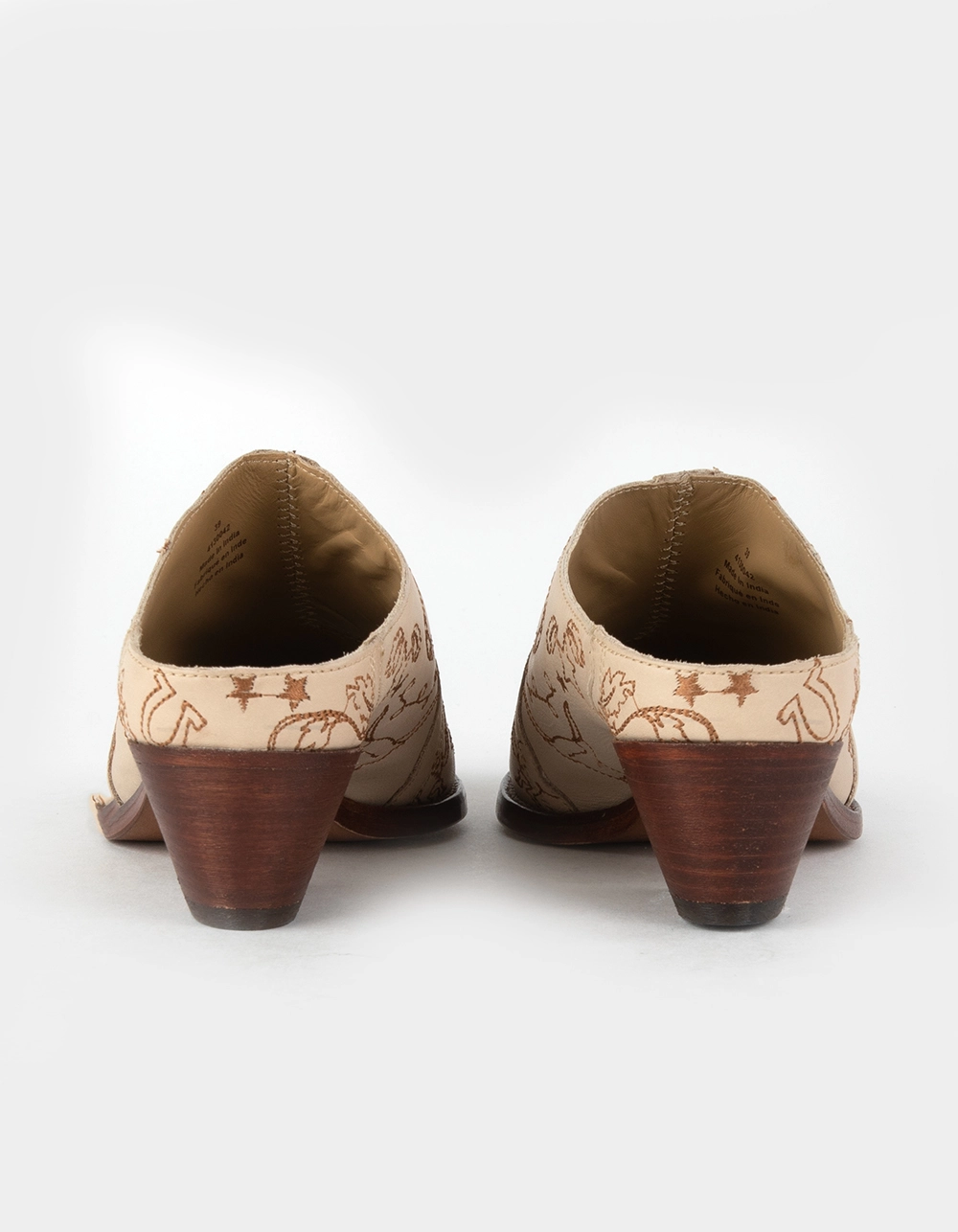 FREE PEOPLE New Frontier Womens Western Mules - Image 4