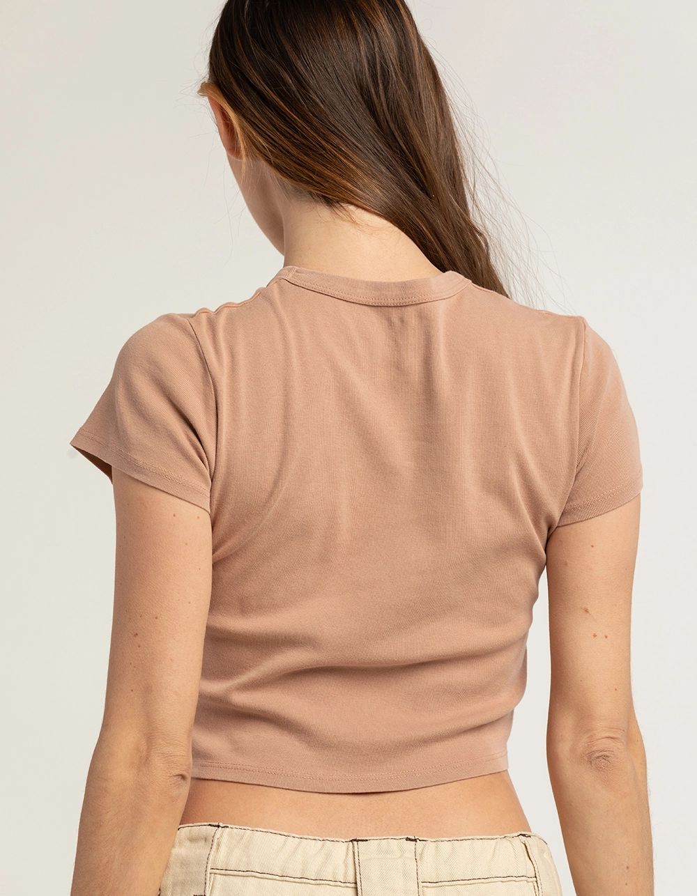 FULL TILT Live Your Best Life Womens Baby Tee - Image 3