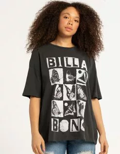 BILLABONG Opposites Attract Womens Boyfriend Tee
