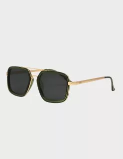 I-SEA Cruz Avocado Green Polarized Sunglasses