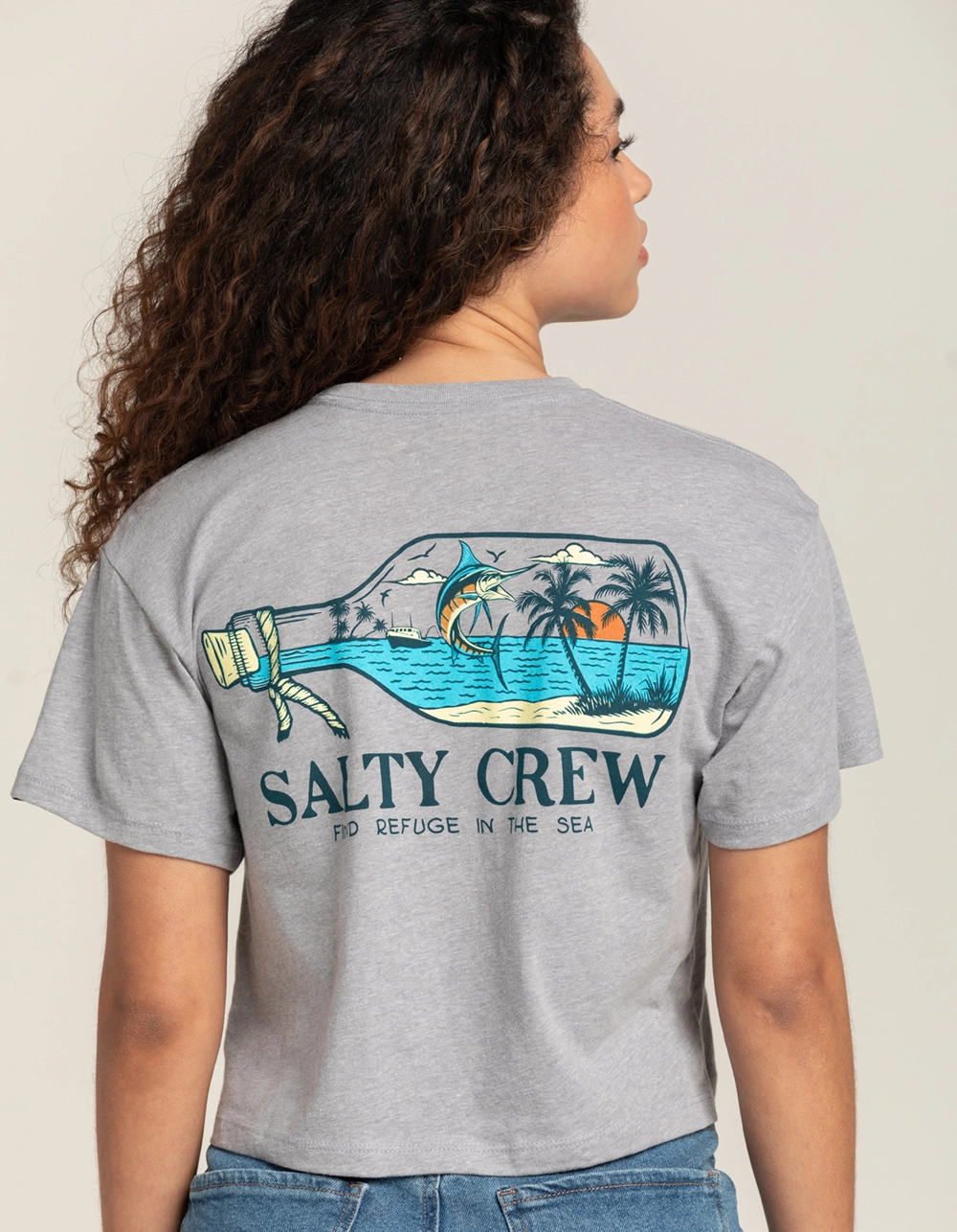 SALTY CREW Message Womens Tee