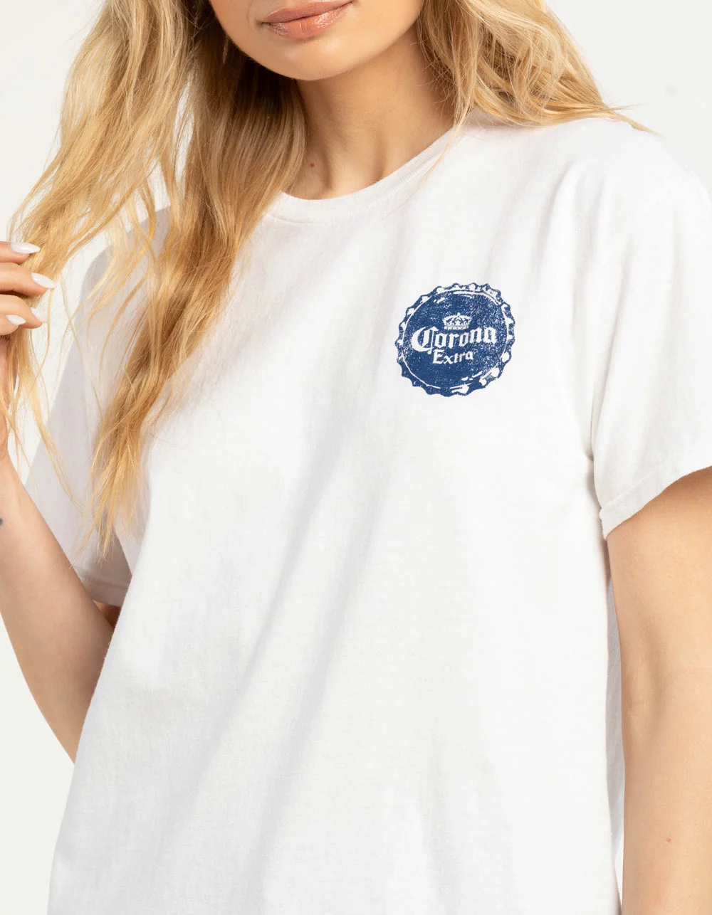 Ripple Junction CORONA Lime Back Hit Womens Tee - Image 3