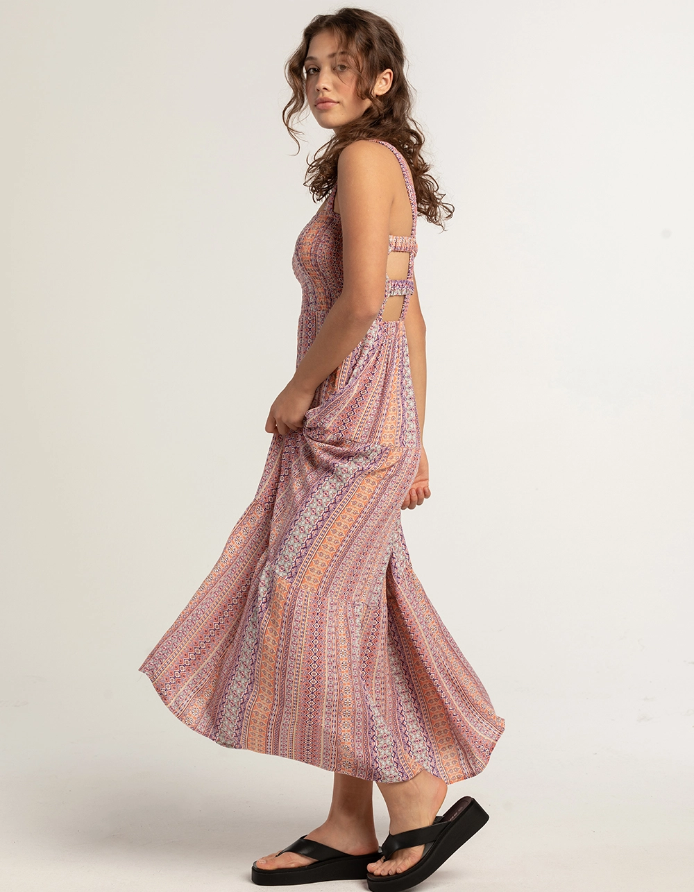 FULL CIRCLE TRENDS Womens Printed Maxi Dress - Image 2