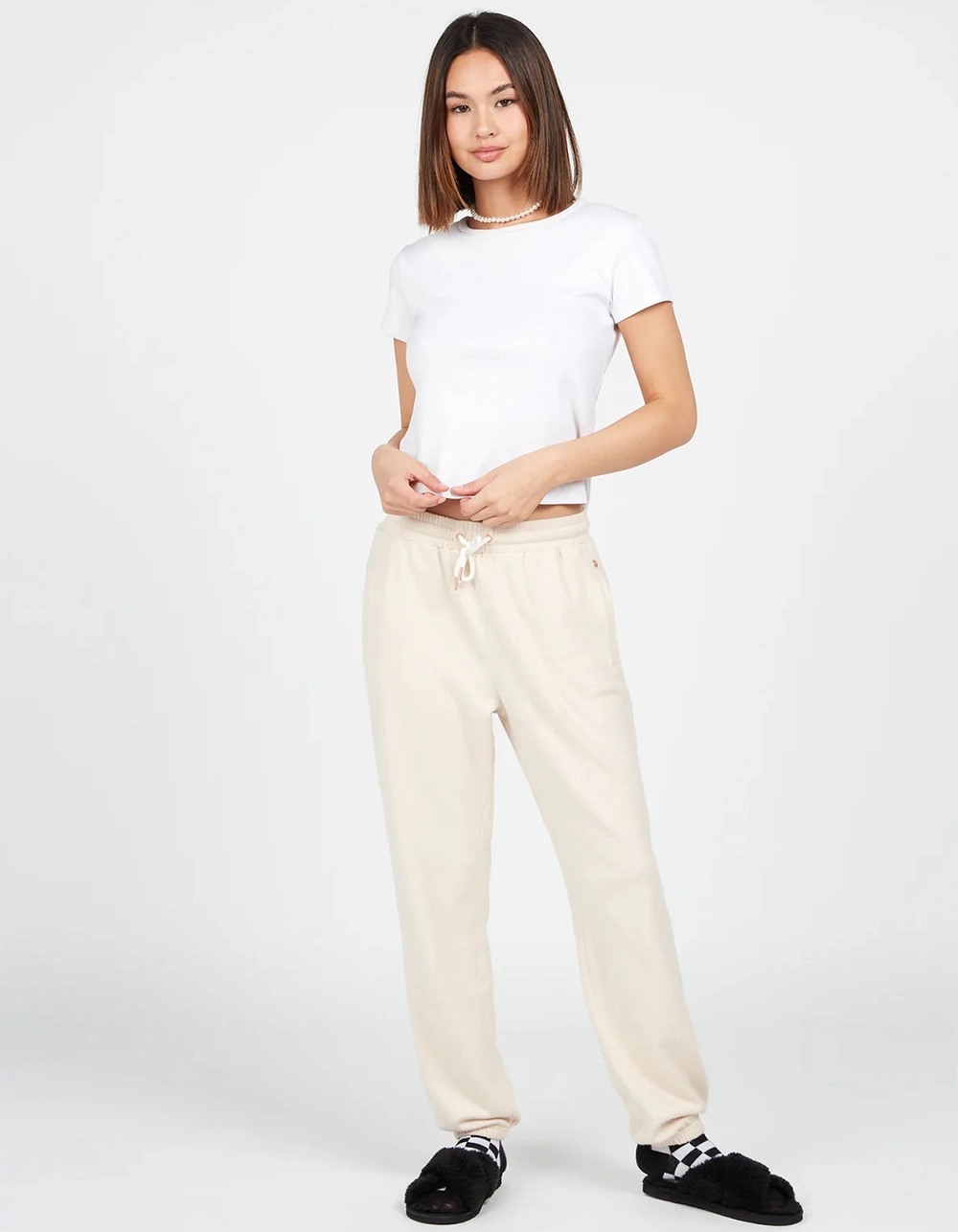 VOLCOM Lived In Lounge Womens Fleece Jogger Pants - Image 2
