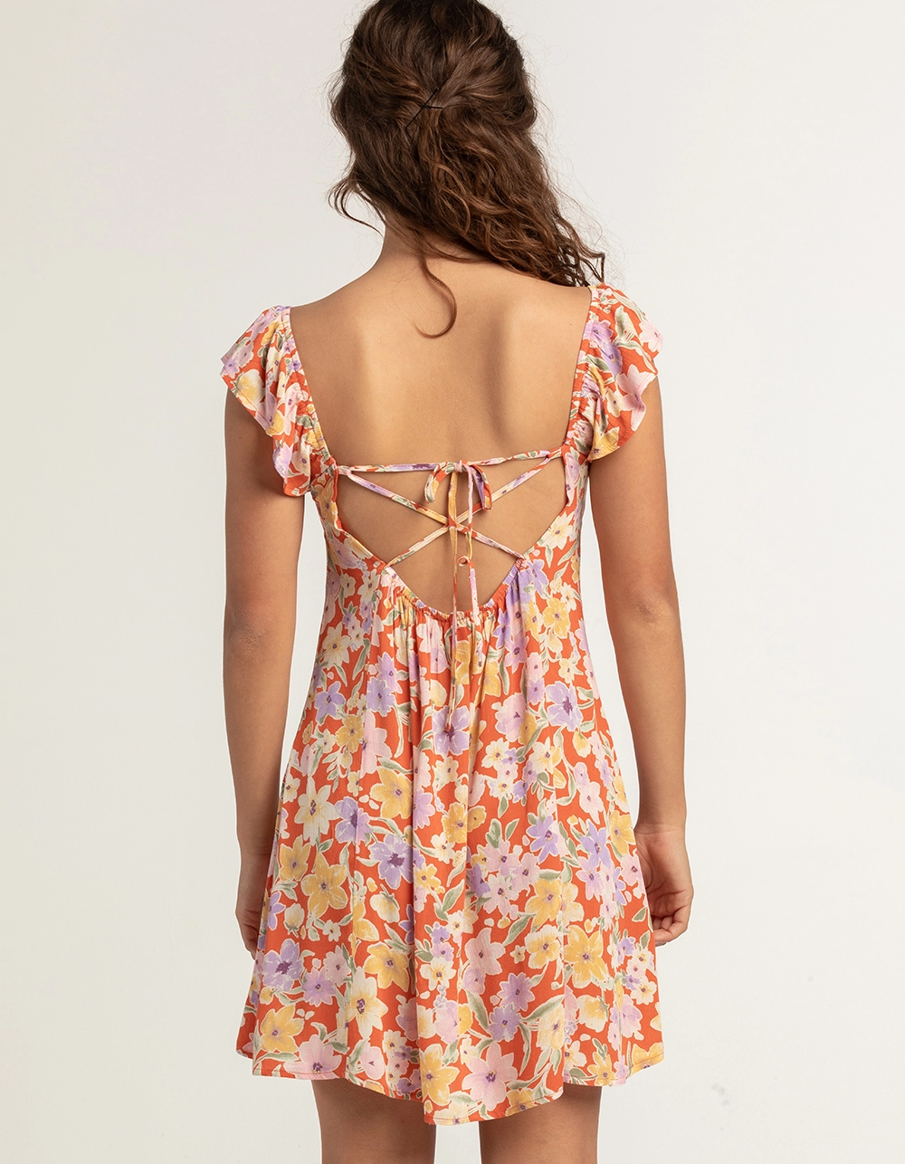 TIMING Tie Front Womens Babydoll Dress - Image 3