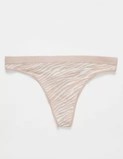 LOVE LIBBY Zebra Thong