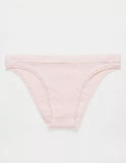 LOVE LIBBY Picot Trim Bikini Panties