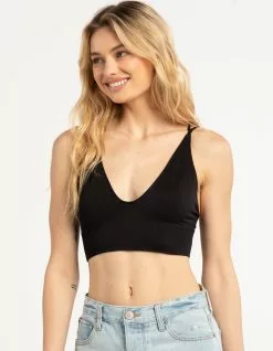 TILLYS Deep V Double Strap Womens Bralette