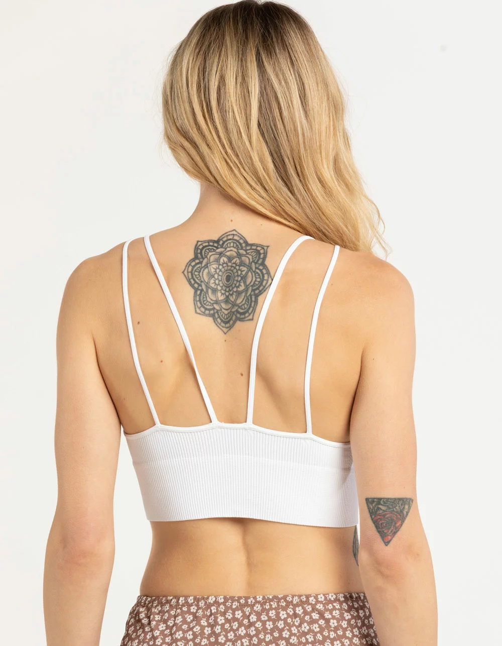 TILLYS Deep V Double Strap Womens Bralette - Image 3