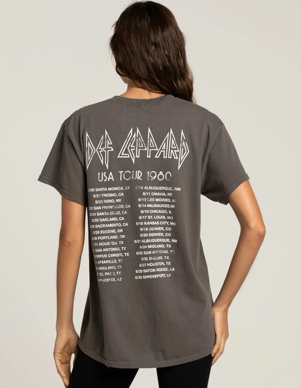 RSQ Def Leppard Womens Tee - Image 2