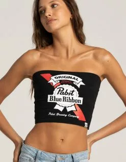 RSQ Pabst Blue Ribbon Womens Tube Top
