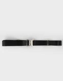 Nylon Metal Clip Womens Belt