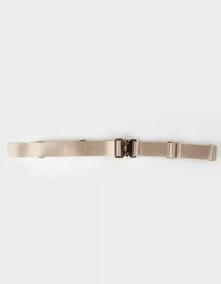 Nylon Metal Clip Womens Belt