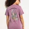 LAST CALL CO. He Loves Me Not Womens Boyfriend Tee