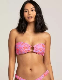 KULANI KINIS Cherry Berry Bandeau Bikini Top
