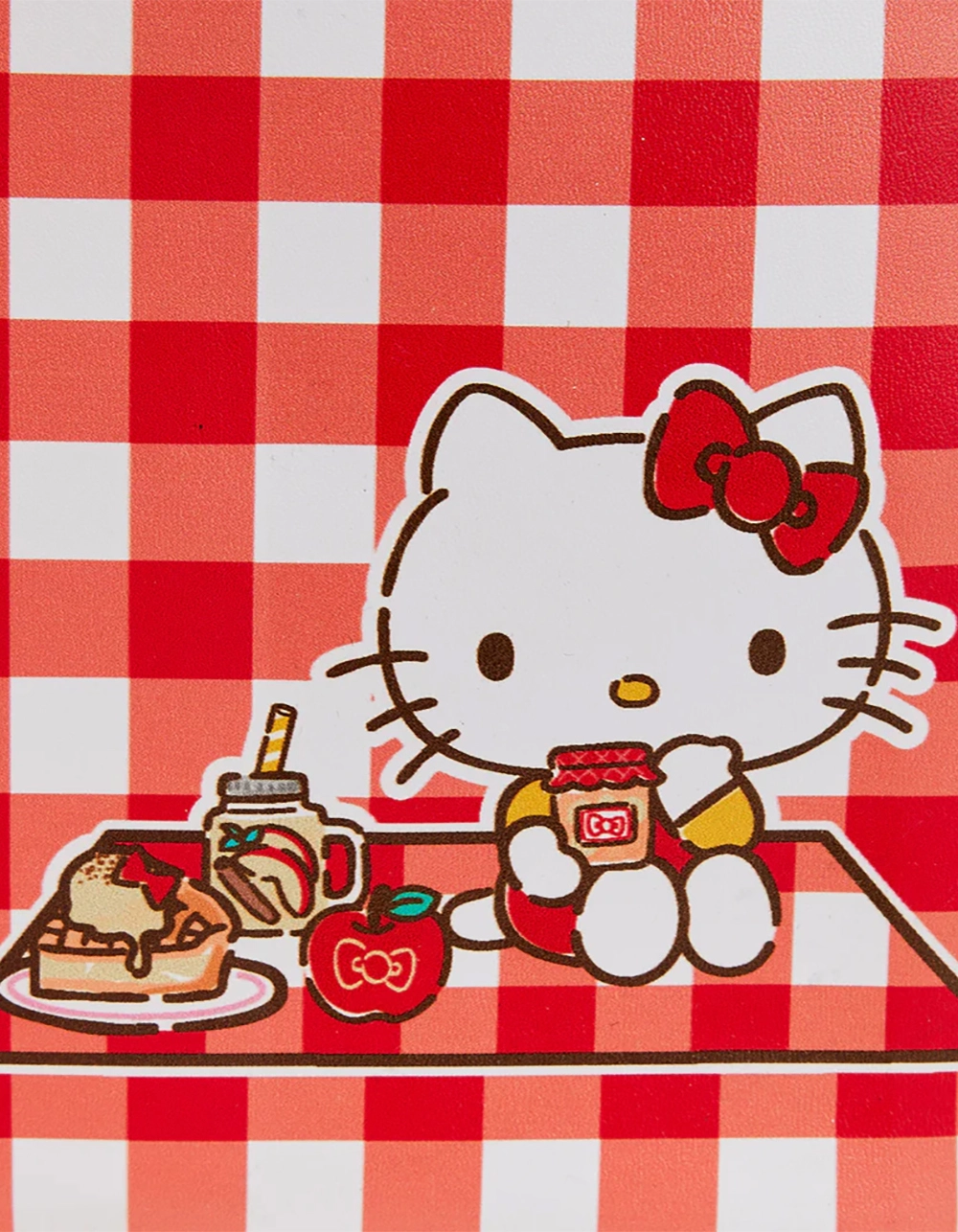 LOUNGEFLY Hello Kitty Gingham Mini Backpack - Image 4