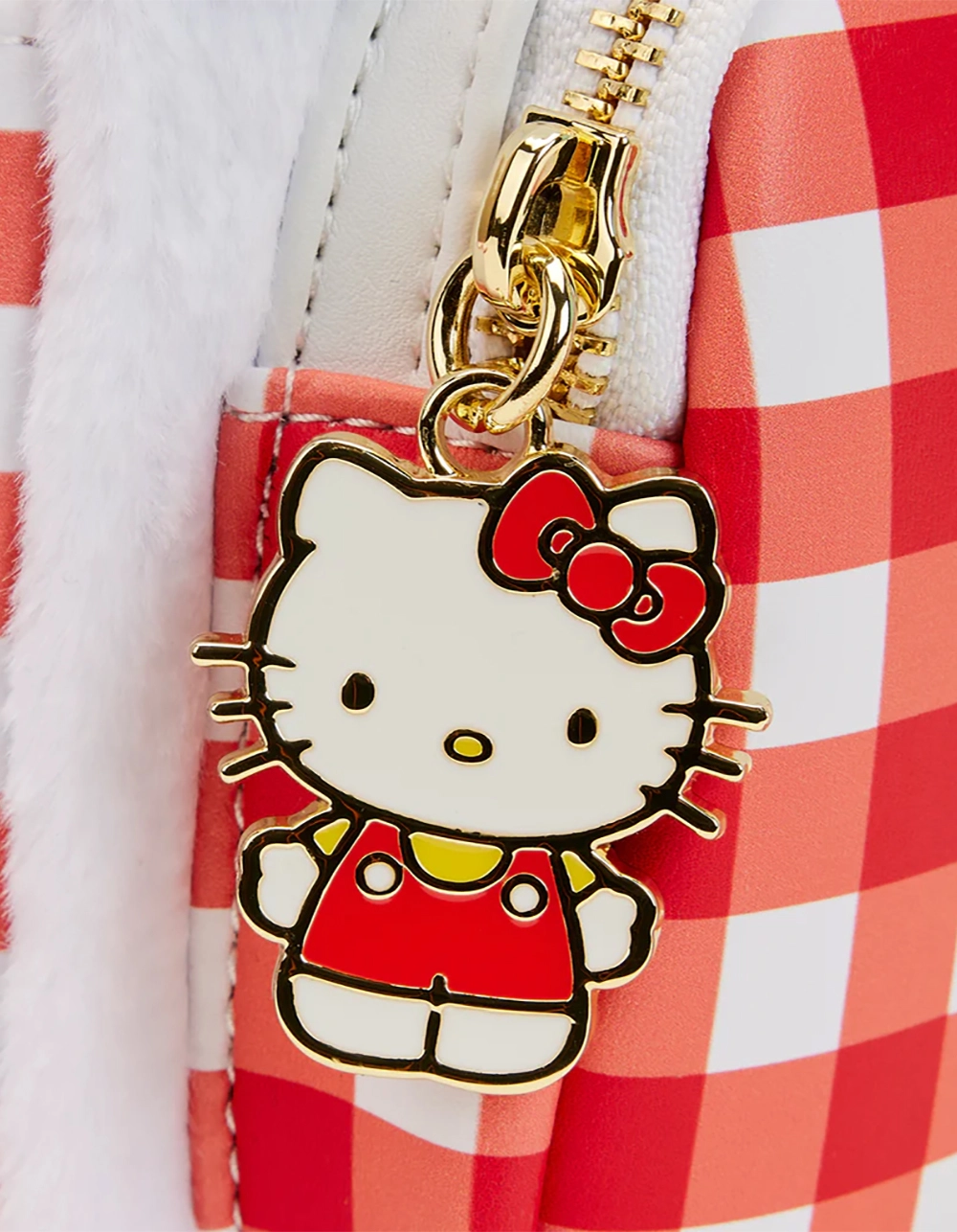 LOUNGEFLY Hello Kitty Gingham Mini Backpack - Image 5