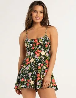 LOVE TREE Emma Print Womens Romper