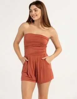 RSQ Womens Tube Knit Romper