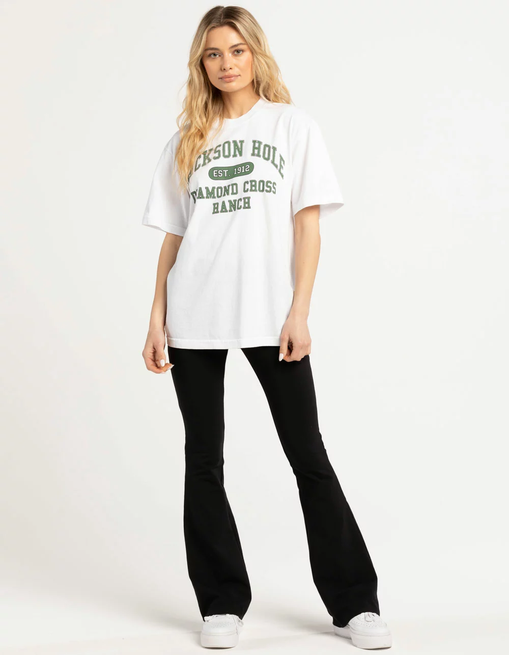 DIAMOND CROSS RANCH Protector Womens Oversized Tee - Image 4