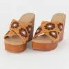 BAMBOO Crochet Womens Wedge Sandals