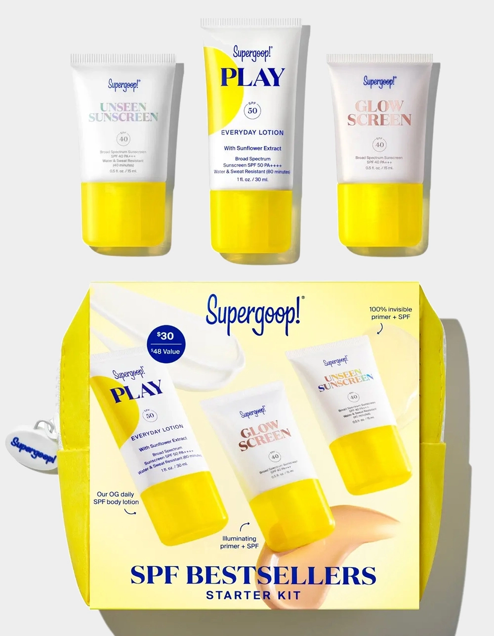 SUPERGOOP! SPF Bestsellers Starter Kit