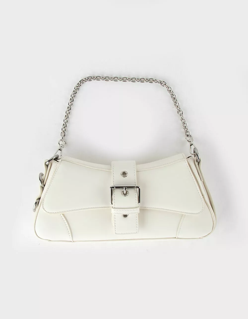 Buckle And Chain Shoulder Bag - Image 2