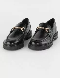 STEVE MADDEN Mistor Leather Womens Oxford Shoes