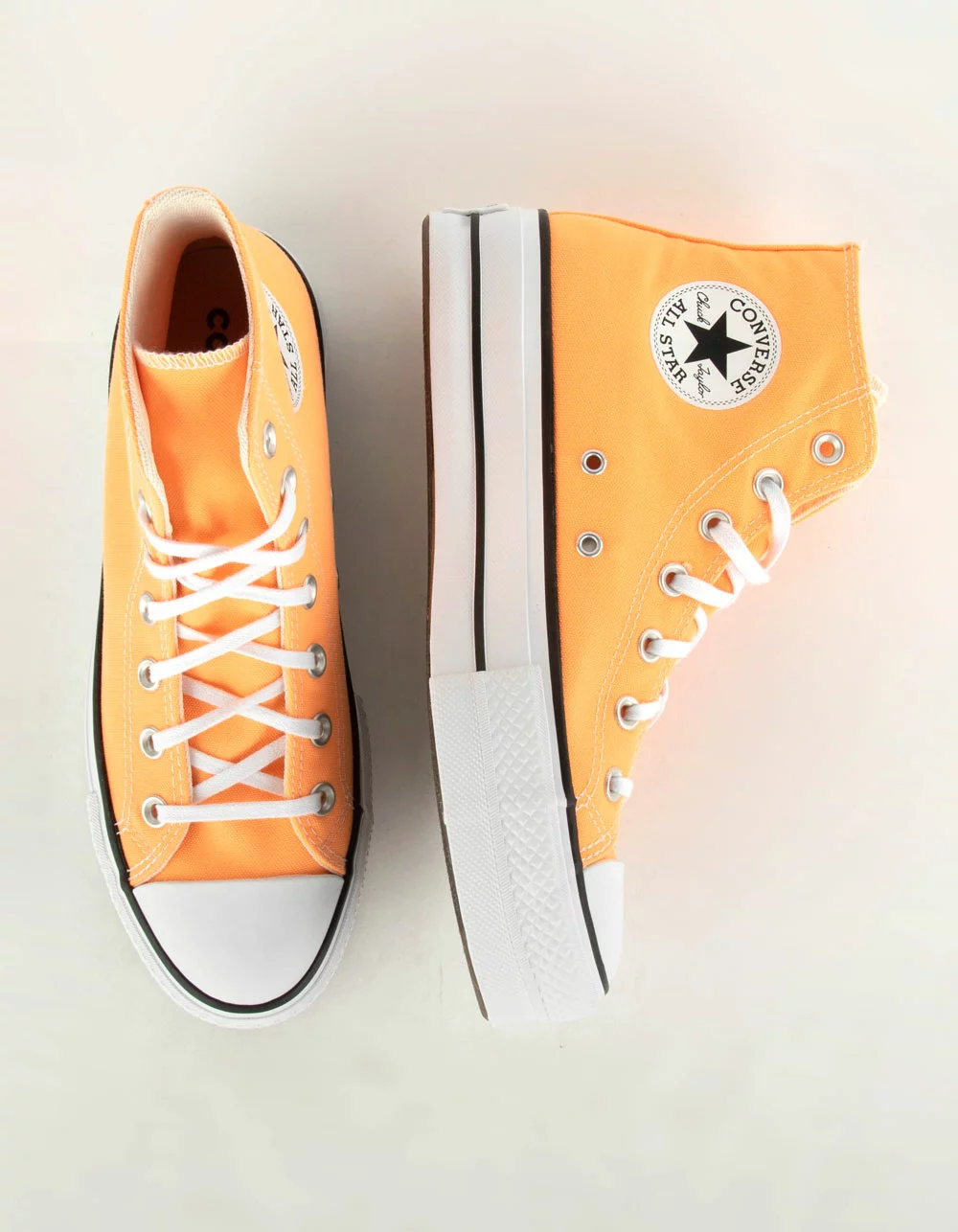 CONVERSE Chuck Taylor All Star Lift Platform Canvas Womens High Top Shoes - Image 5