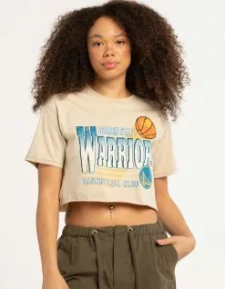 NBA GOLDEN STATE WARRIORS Womens Crop Tee