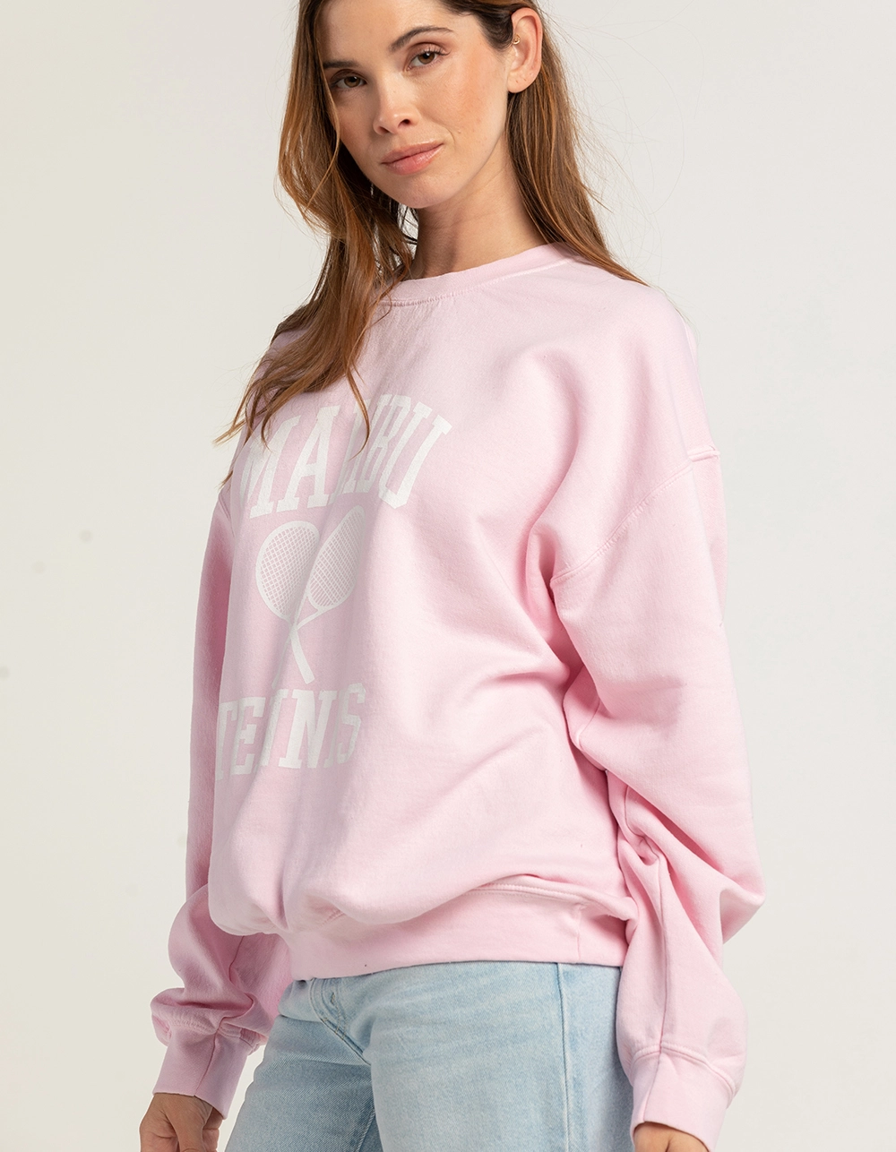 PROJECT SOCIAL T Malibu Tennis Womens Crewneck Sweatshirt - Image 2