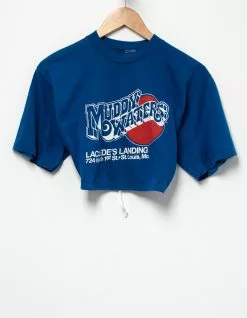 RESTORED By TILLYS Reworked Womens Open Back Cropped Tee