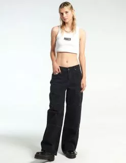 THE RAGGED PRIEST Rider Cargo Release Womens Jeans