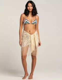 Crochet Fringe Sarong And Scarf