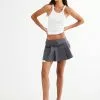 LIONESS Womens Utility Mini Skirt