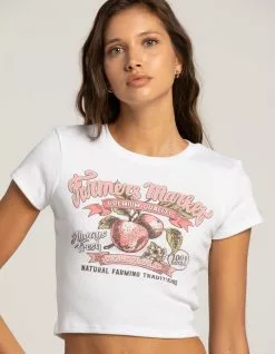 FULL TILT Apple Womens Baby Tee