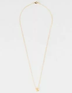 18K Gold Dipped Initial N Necklace