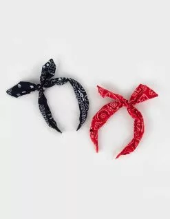 FULL TILT 2 Pack Bandana Love Knot Headbands