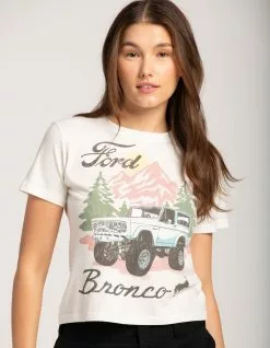 Goodie Two Sleeves FORD Bronco Womens Baby Tee