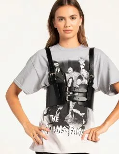 Wide Double Buckle Womens Harness Belt